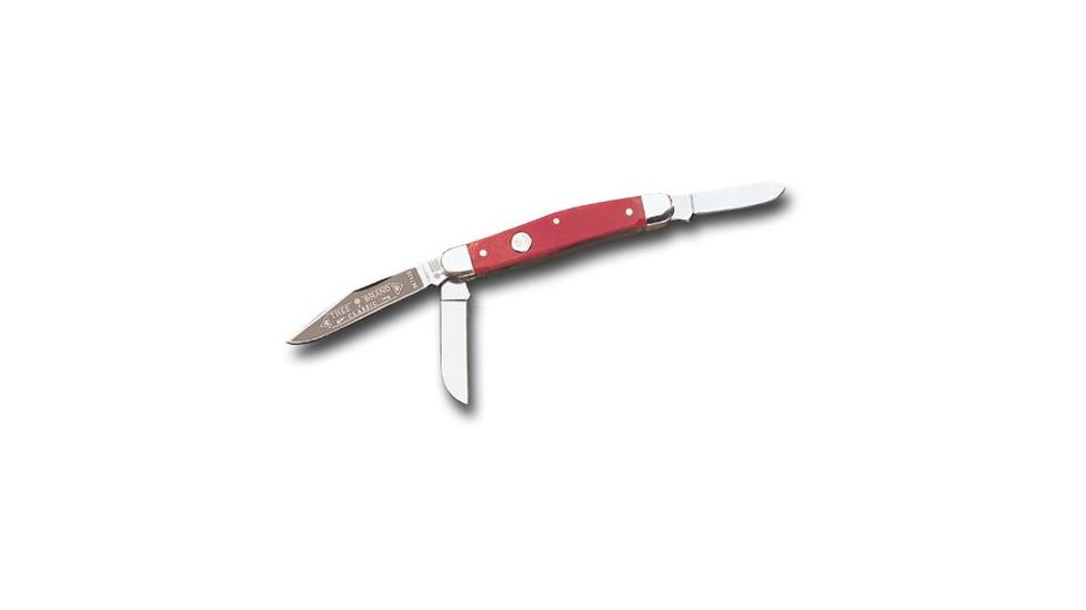 Boker USA Red Bone Premium Stockman Folding Knife 117474SS
