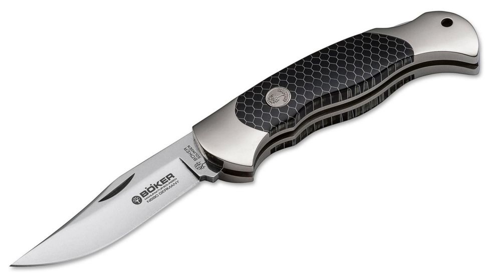 Boker USA Scout Honeycomb Black Folding Blade Knife,3.13in,N690 Blade 112501
