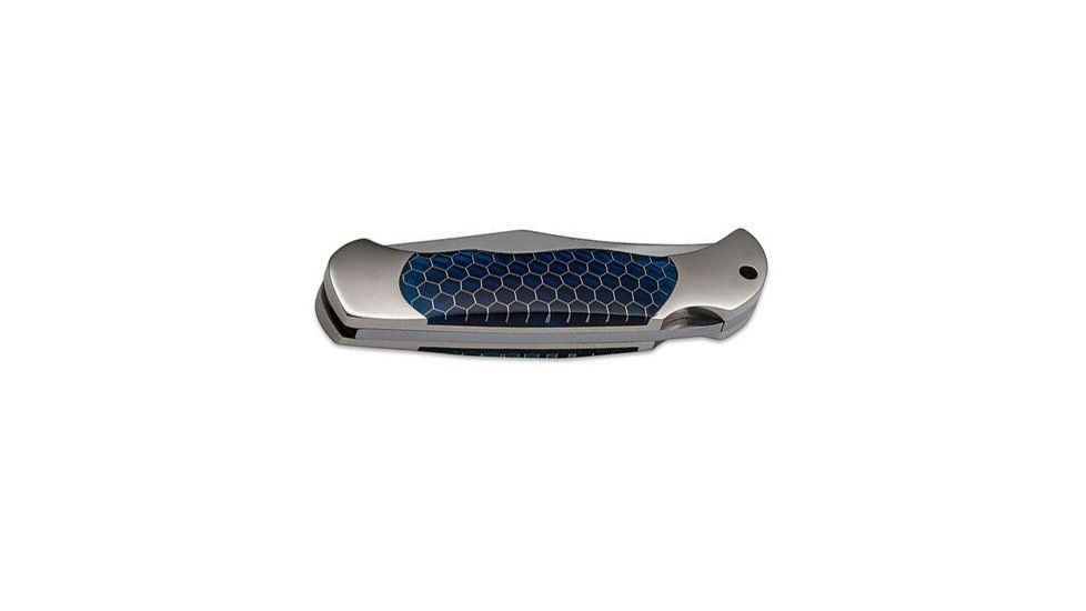 Boker USA Scout Honeycomb Knife, Blue, Small, 112503