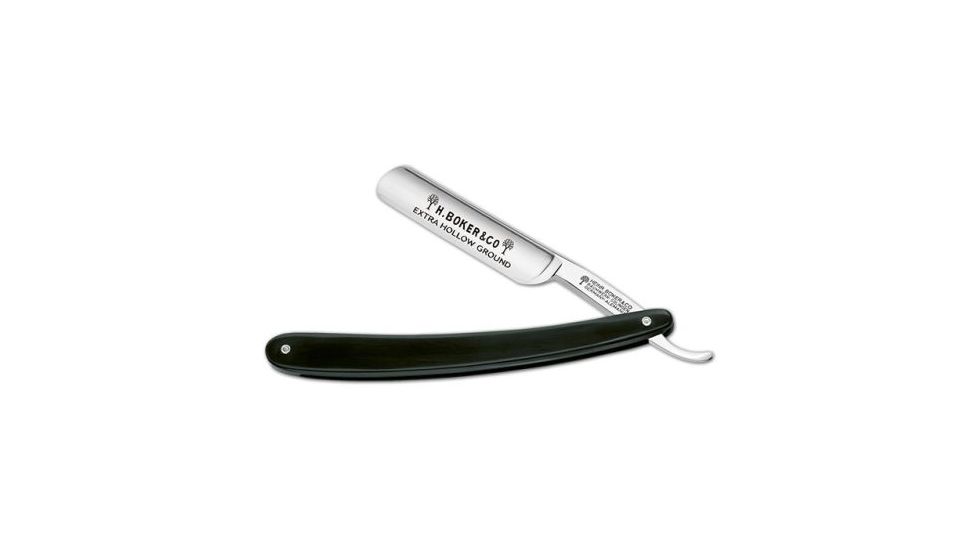Boker USA Straight Razor, Black 140531