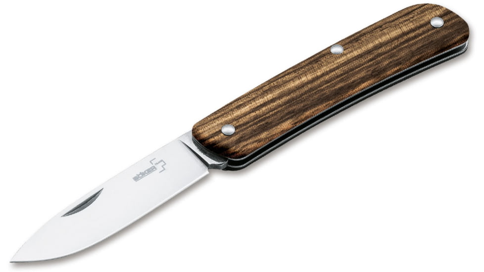 Boker USA Tech Tool 1 Knife, Zebra Wood, Small, 01BO843