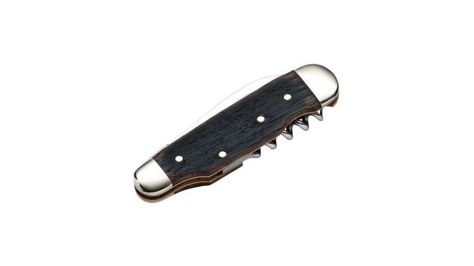 Boker USA Wine Folding Knife,2.5in 4034 Stainless Steel Blade,Oak Handle 110185