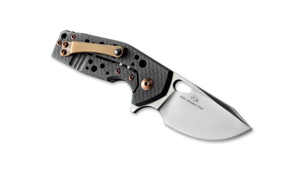 Fox Vox Suru Folding Knife, 2.3in, M390, Carbon Fibre, Black, FX-526 CF