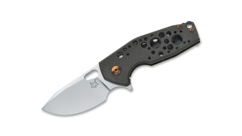 Fox Vox Suru Folding Knife, 2.3in, M390, Carbon Fibre, Black, FX-526 CF