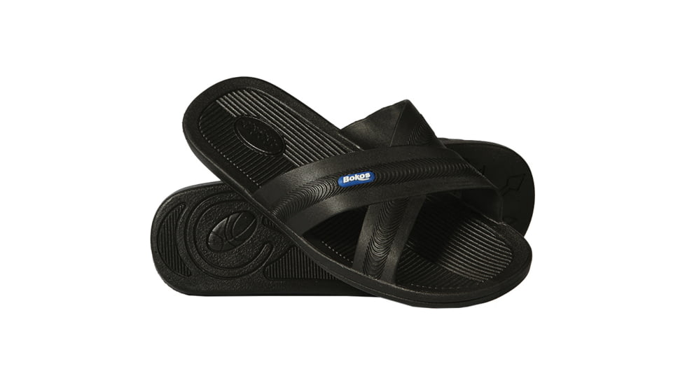Bokos Sandals Mens Blk Sz 8 BKSMNBLK8