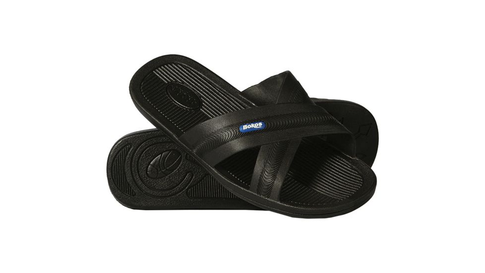 Bokos Sandals Mens Blk Sz 8 BKSMNBLK8