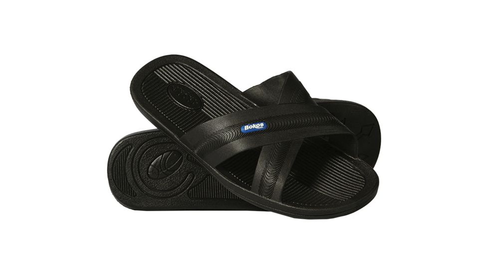 Bokos Sandals Mens Blk Sz 8 BKSMNBLK8