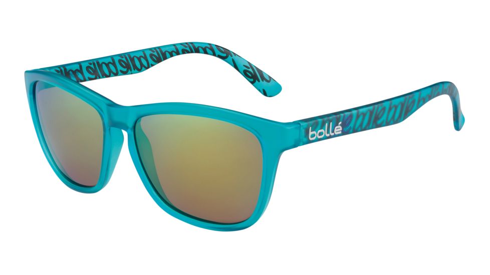 Bolle 473 Progressive Prescription Sunglasses, Matte Turquoise Frame, 12062PR