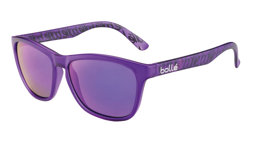 Bolle 473 Progressive Prescription Sunglasses, Matte Violet Frame, 12061PR