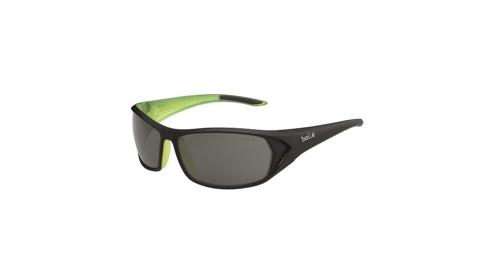 Bolle Blacktail Sunglasses, Matte Black/Lime Frame, Polarized TNS Oleo AF Lens, 12030