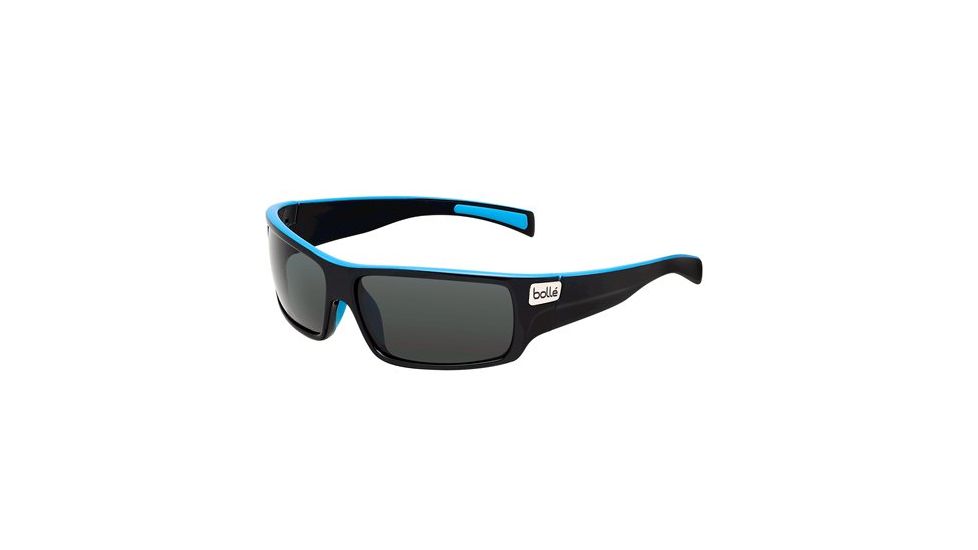Bolle Tetra Sunglasses, Shiny Black/Blue Line 11708