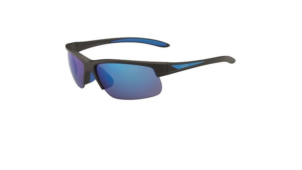 Bolle Breaker Progressive Prescription Sunglasses, Matte Black/Blue Frame, 12110PR
