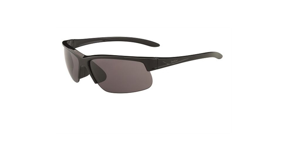Bolle Breaker Progressive Prescription Sunglasses, Shiny Black Frame, 12107PR