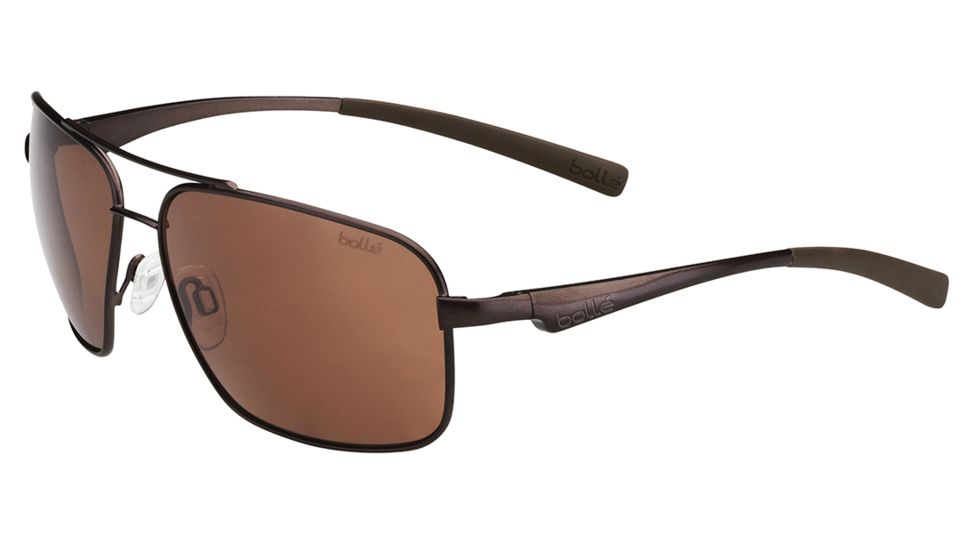 Bolle Brisbane Progressive Prescription Sunglasses, Matte Brown Frame-11801PR