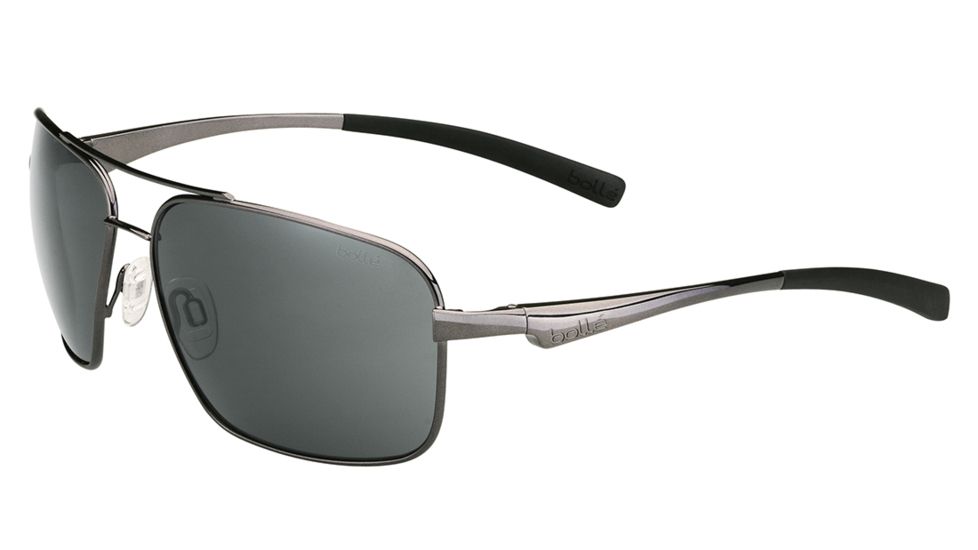 Bolle Brisbane Progressive Prescription Sunglasses, Shiny Gunmetal Frame-11800PR