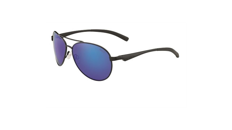 Bolle Cassis Progressive Prescription Sunglasses, Matte Black Frame, 12099PR