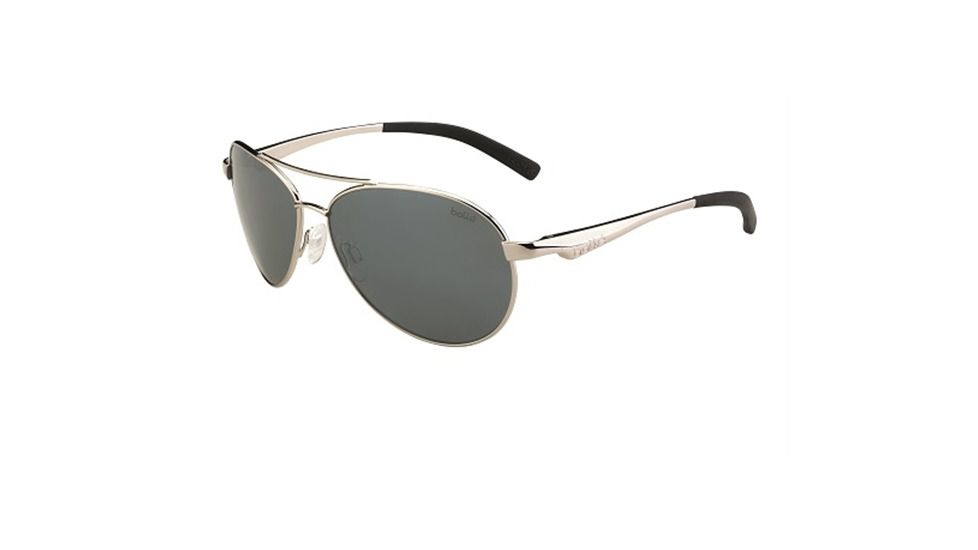 Bolle Cassis Progressive Prescription Sunglasses, Shiny Silver Frame, 12098PR