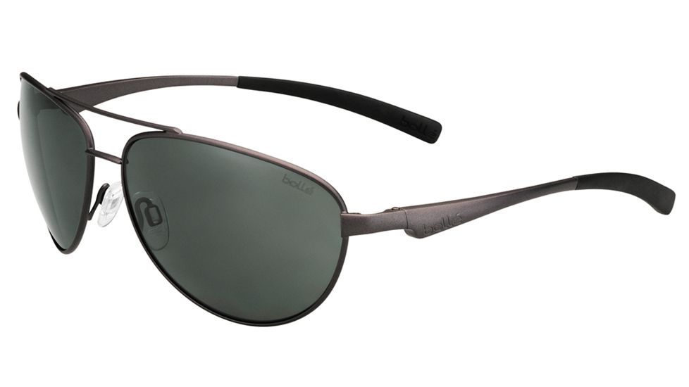 Bolle Columbus Single Vision Prescription Sunglasses, Satin Gun Frame-11799SV