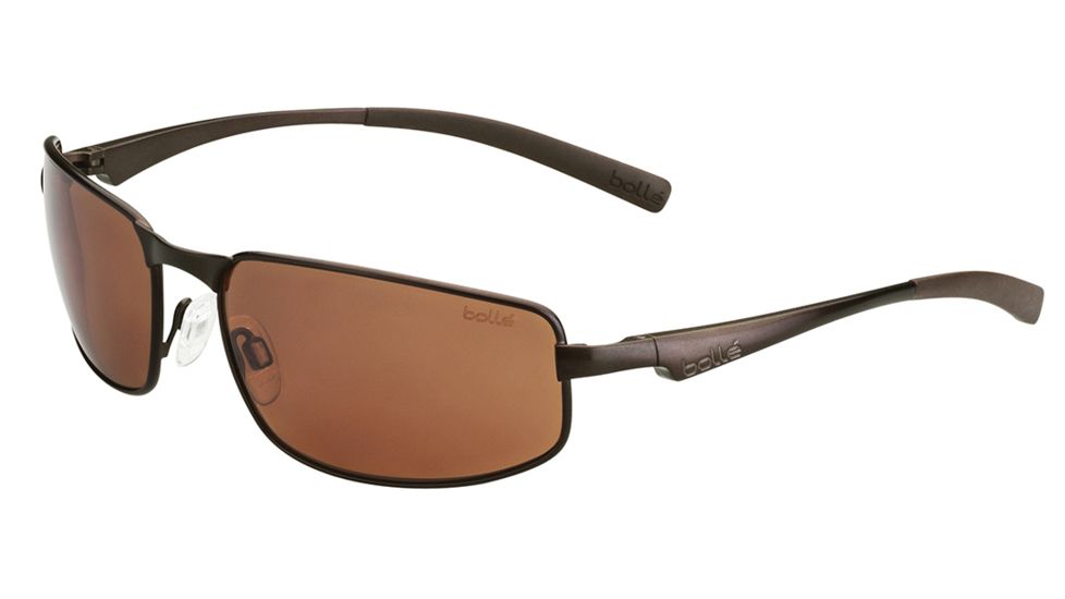Bolle Everglades Single Vision Prescription Sunglasses, Matte Brown Frame-11790SV