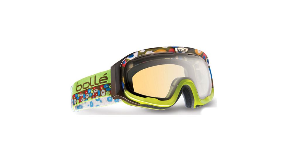 Bolle Fathom Goggles, Lime Frame, Amber Gun Lens 20541