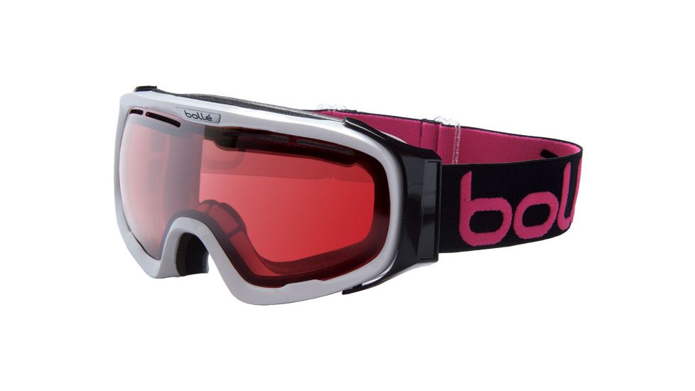 Bolle Fathom Goggles, Shiny White Frame, Vermillon Gun Lens 20544