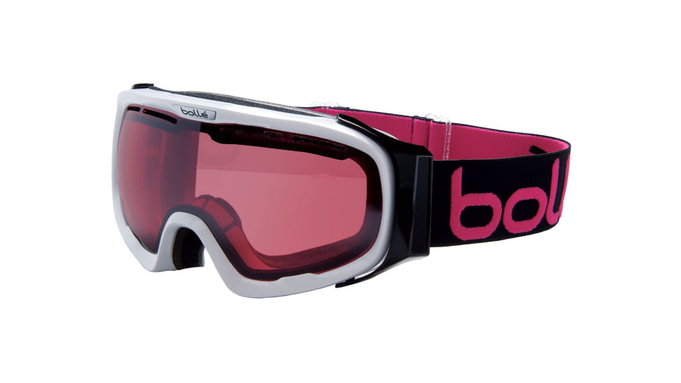 Bolle Fathom Goggles, Shiny White Frame, Modulator Vermillon Lens 20545