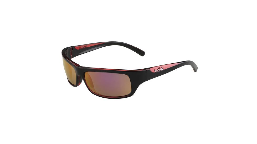 Bolle Fierce Progressive Prescription Sunglasses, Shiny Black / Rose Frame-11942PR