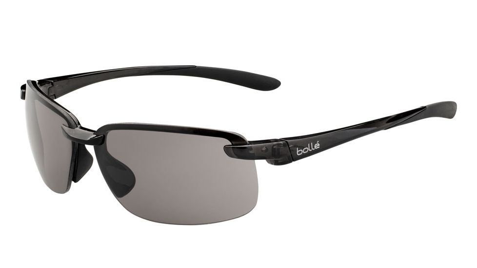Bolle Flyair Progressive Prescription Sunglasses, Shiny Black Frame, 12257PR