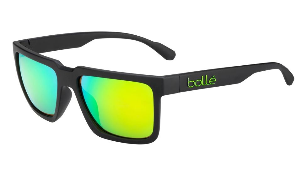 Bolle Frank Progressive Prescription Sunglasses, Matte Black Frame, 12554PR