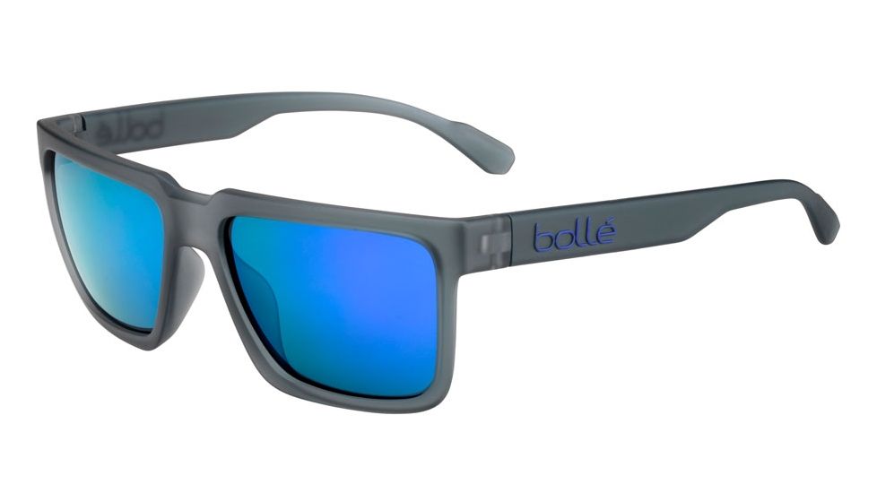 Bolle Frank Progressive Prescription Sunglasses, Matte Grey / Crystal Frame, 12555PR
