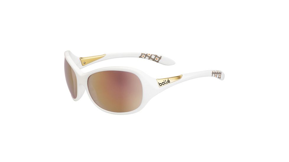 Bolle Grace Single Vision Prescription Sunglasses, Shiny White Frame-11951SV