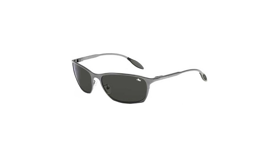 Bolle Hampton Fussion Sun Glasses, Models Bolle Hampton Fussion Sunglasses, Satin Gun Frame w/ Polarized Axis Lenses