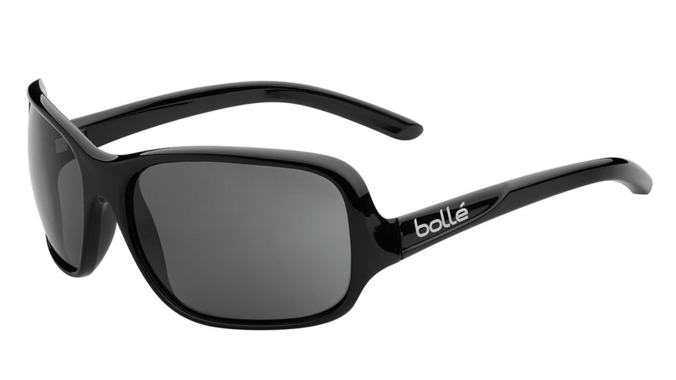 Bolle Kassia Single Vision Prescription Sunglasses, Shiny Black Frame-11747SV