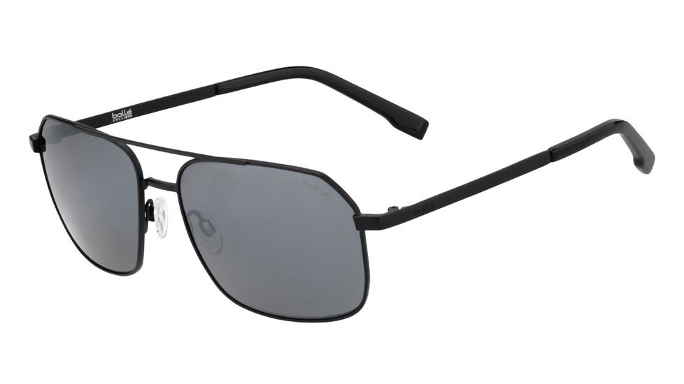 Bolle Navis Sunglasses, Matte Black, TNS Gun 12578