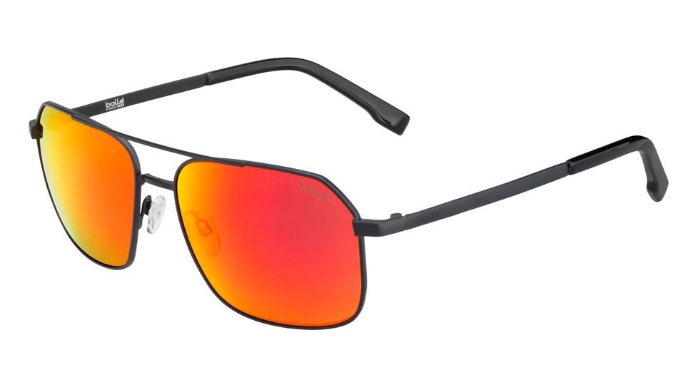 Bolle Navis Sunglasses, Matte Cool Gray, Brown Fire 12581