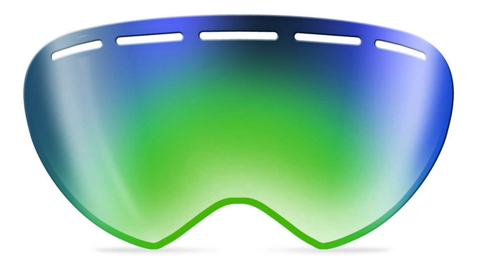 Bolle Nova II Replacement Lenses,Green Emerald 50566