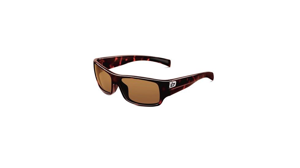 Bolle Oscar Sunglasses, Dark Tortoise Frame, TLB Dark Lens, 11460