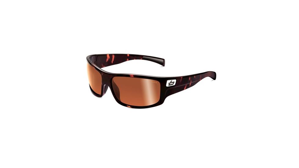 Bolle Phantom Sun Glass, Dark Tortoise Frame, Polarized Inland Gold Lens, 11371