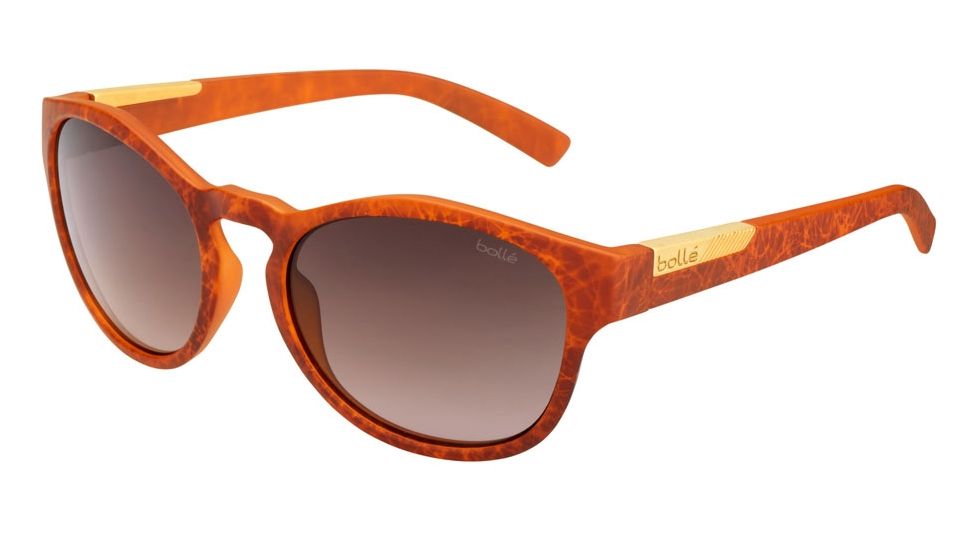 Bolle Rooke Progressive Prescription Sunglasses, Matte Amber Artwork Frame, 12598PR