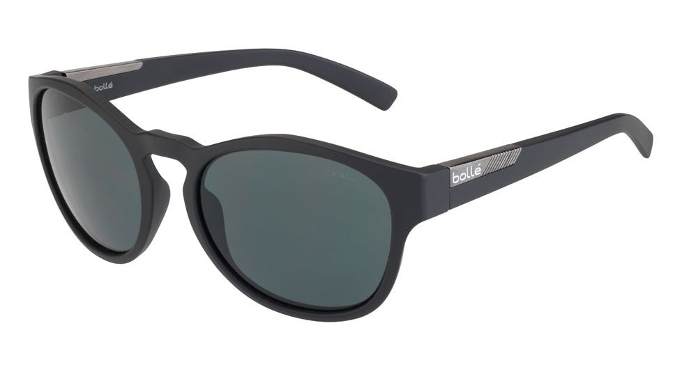 Bolle Rooke Progressive Prescription Sunglasses, Matte Black Frame, 12346PR