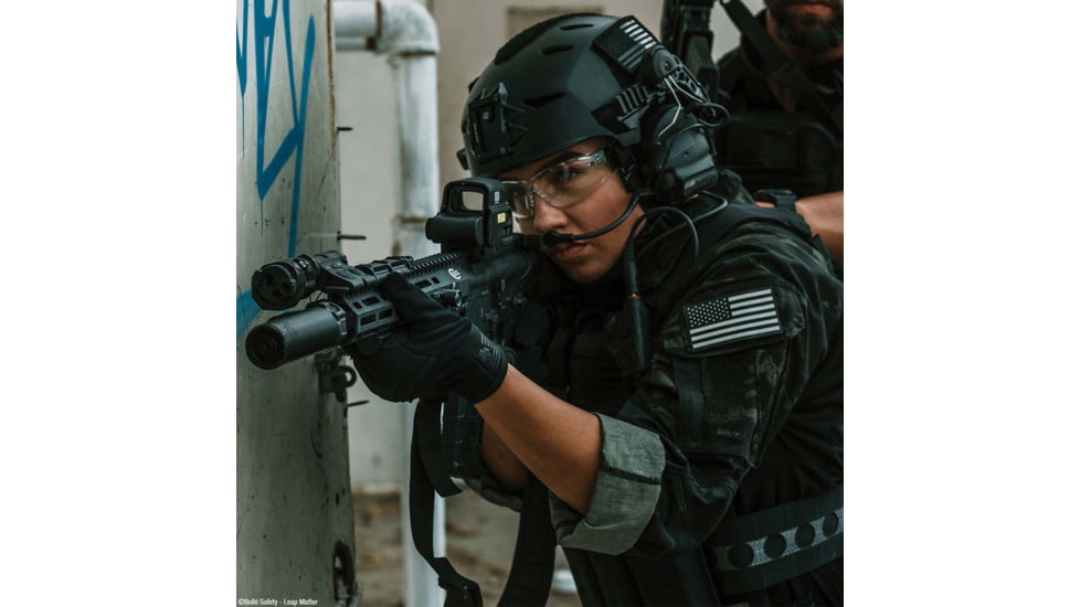 Bolle Rush+ Safety Glasses, Matte Black Frame, Clear BSSI Lens, PSSRUSP064B