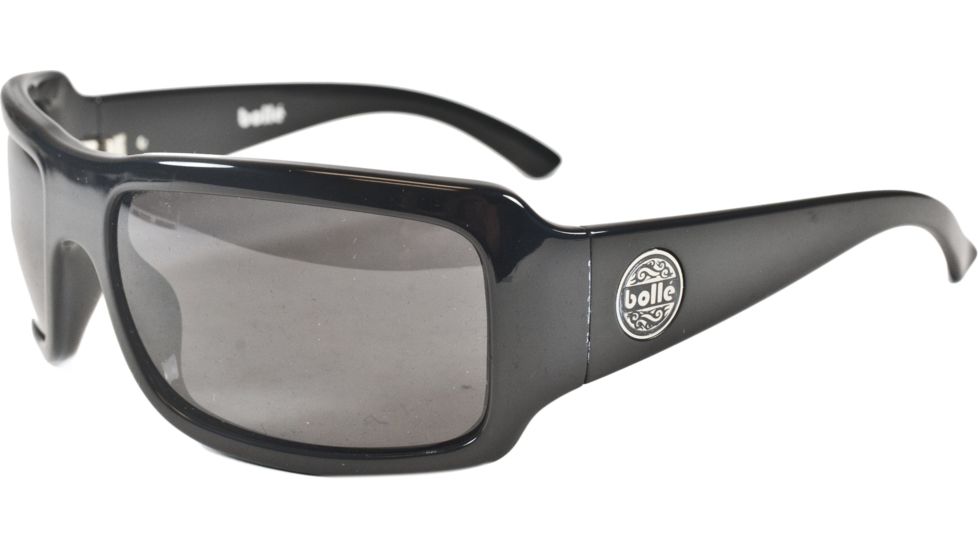Bolle Slap Sunglasses, FRAMES AND LENS Bolle Slap Sun Glasses - Shiny Blk Frame, Polarized TNS Lens