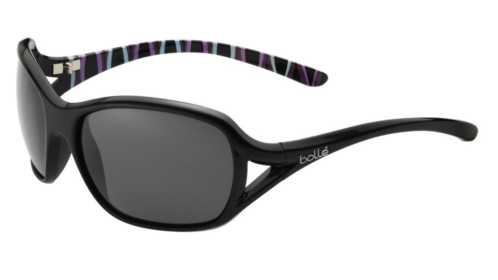 Bolle Solden Progressive Prescription Sunglasses, Shiny Black / Bamboo Frame-11753PR