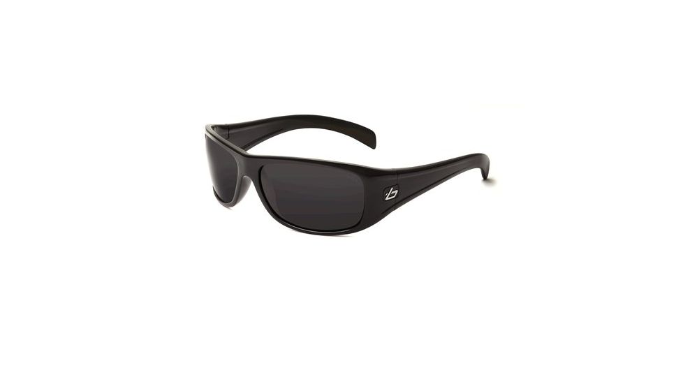Bolle Sonar Sunglasses, Shiny Black Frame, Polarized TNS Lens, 11336