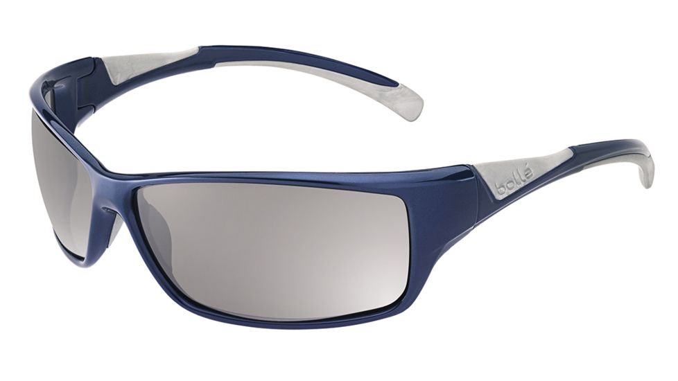 Bolle Speed Single Vision Prescription Sunglasses, Marine Blue/Grey Frame-11629SV