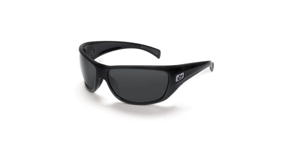Bolle Cobra Sunglasses 11221, Shiny Black Frame, TNS Polarized Lens