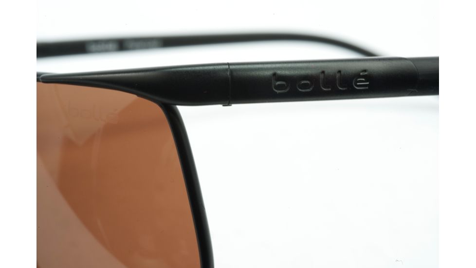 Bolle Sunglasses Rally Satin Black Frame Polarized A-14 Lens 