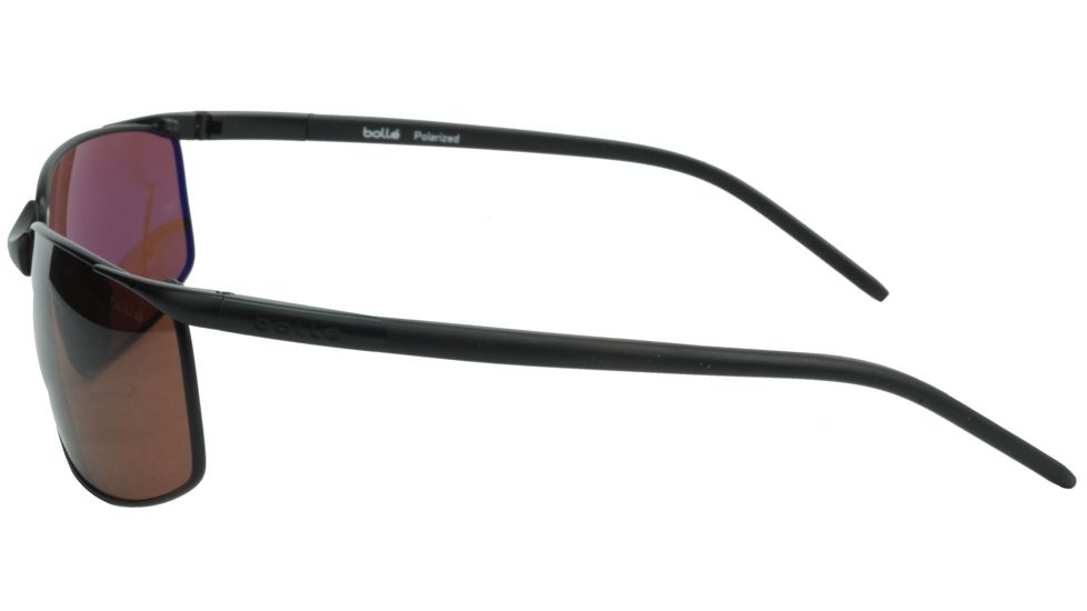 Bolle Sunglasses Rally Satin Black Frame Polarized A-14 Lens 