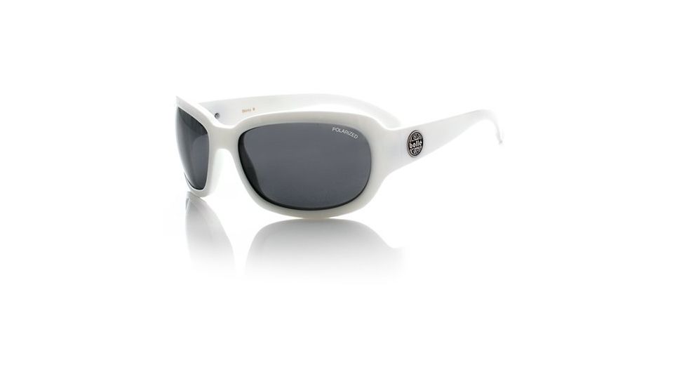 Bolle Tease Sunglases, White Frame, Polarized TNS Lens, 10477
