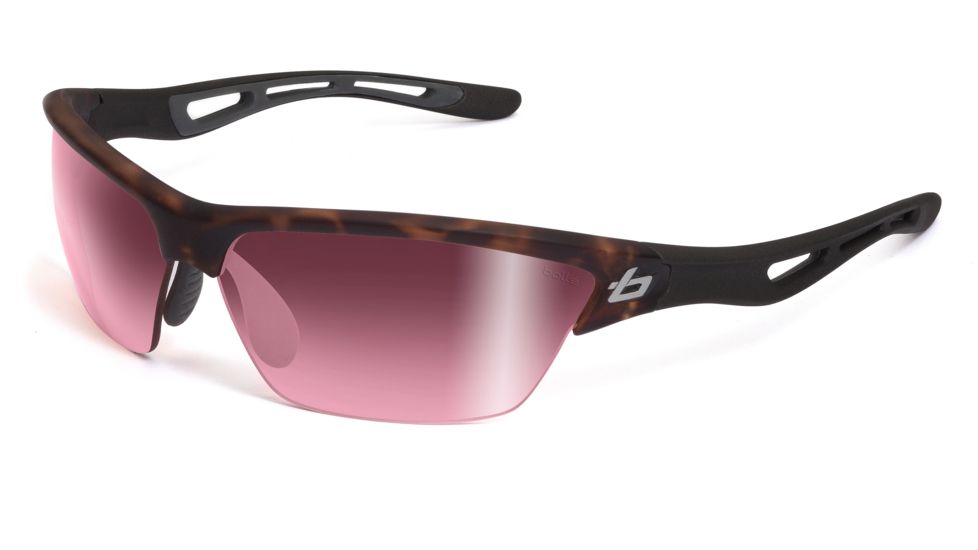 Bolle Tempest Single Vision Prescription Sunglasses, Satin Crystal Tortoise Frame-11483TEMPRXSV